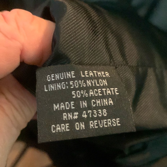 JNY LEATHER JACKET, JONES NEW YORK - Picture 4 of 5